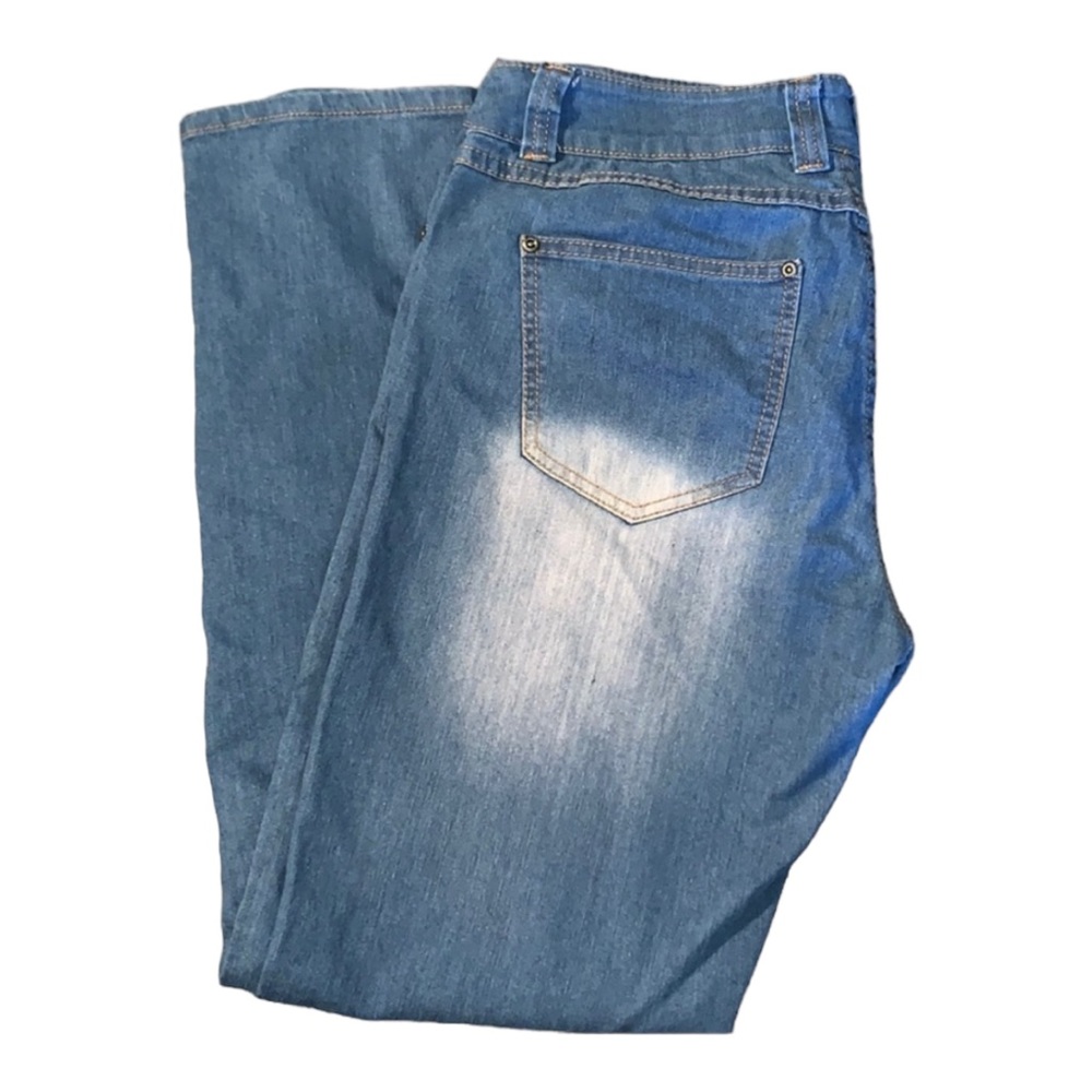 Sweet Ruby light blue faded jeans size 8